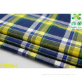 100% cotton check pattern fabric